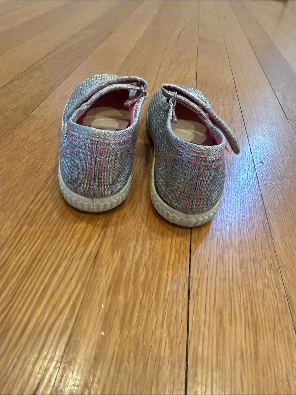 Cienta Girls Sparkle Multi-Color Mary Jane with Velcro